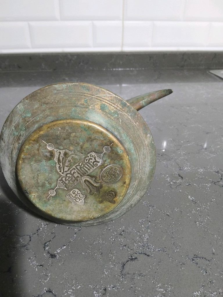 Antika Bakır Mırra Kahve Cezvesi - 3