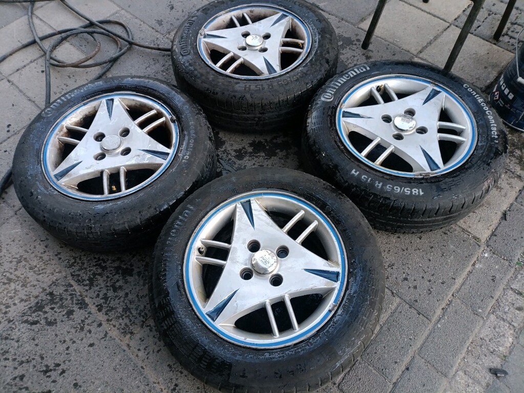 15 inc 4x108 Ford orjinal çelik jant takımı lastiksiz - 2