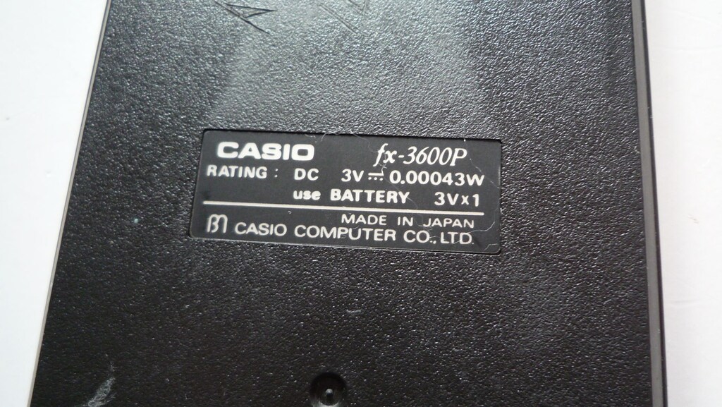 Casio FX3600P Bilimsel Hesap Makinesi Vintage - 4