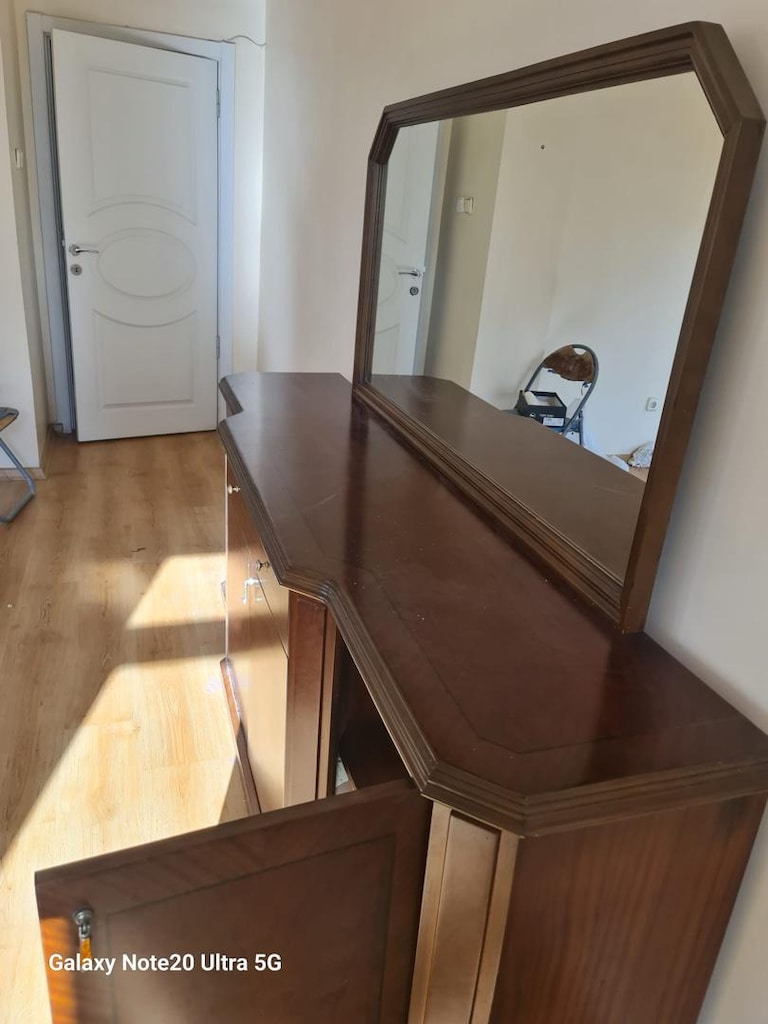 Şık & Sağlam Aynalı Klasik Ahşap Konsol / Büfe - 3