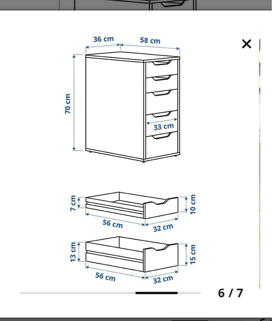 ikea çekmeceli dolap - 9