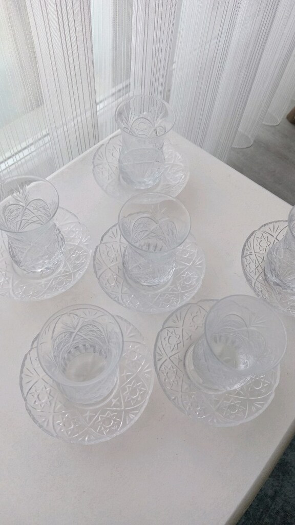 kristal çay bardağı - 2