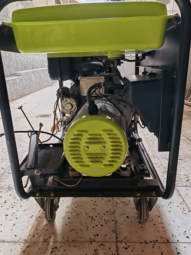 Genpower 7000e Disel jeneratör monofaz 230v az kullanılmış - 4