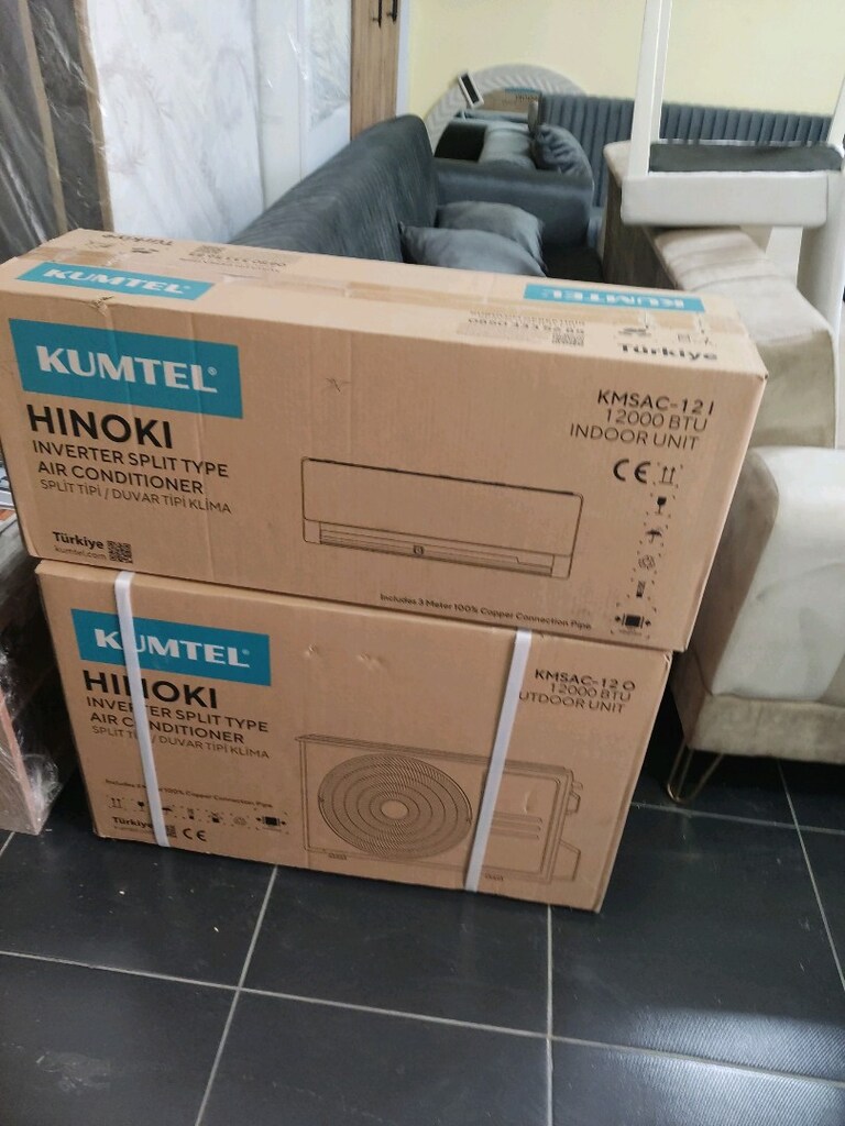 DEV KAMPANYA SIFIR MAĞAZADAN KUTUSUNDA AÇILMAMIŞ KUMTEL KLİMA 12000BTU