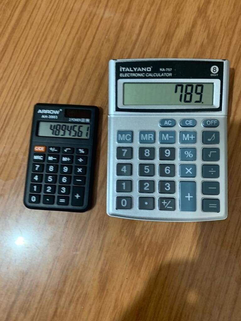 temiz kullanılmış hesap makinesi - 2