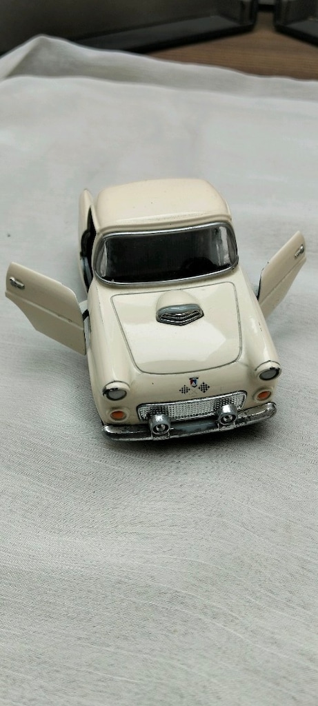 1955 Ford Thunderbird Metal Çek-Bırak Klasik Araba - 2