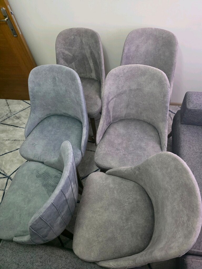 6 adet yemek masası sandalyesi çok iyi durumda - 4