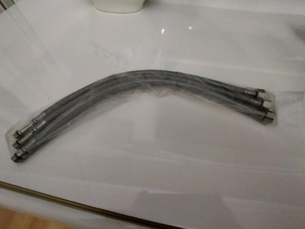 Flexs çelik örgü hortum 40 cm uzunluğunda 3 adet - 3