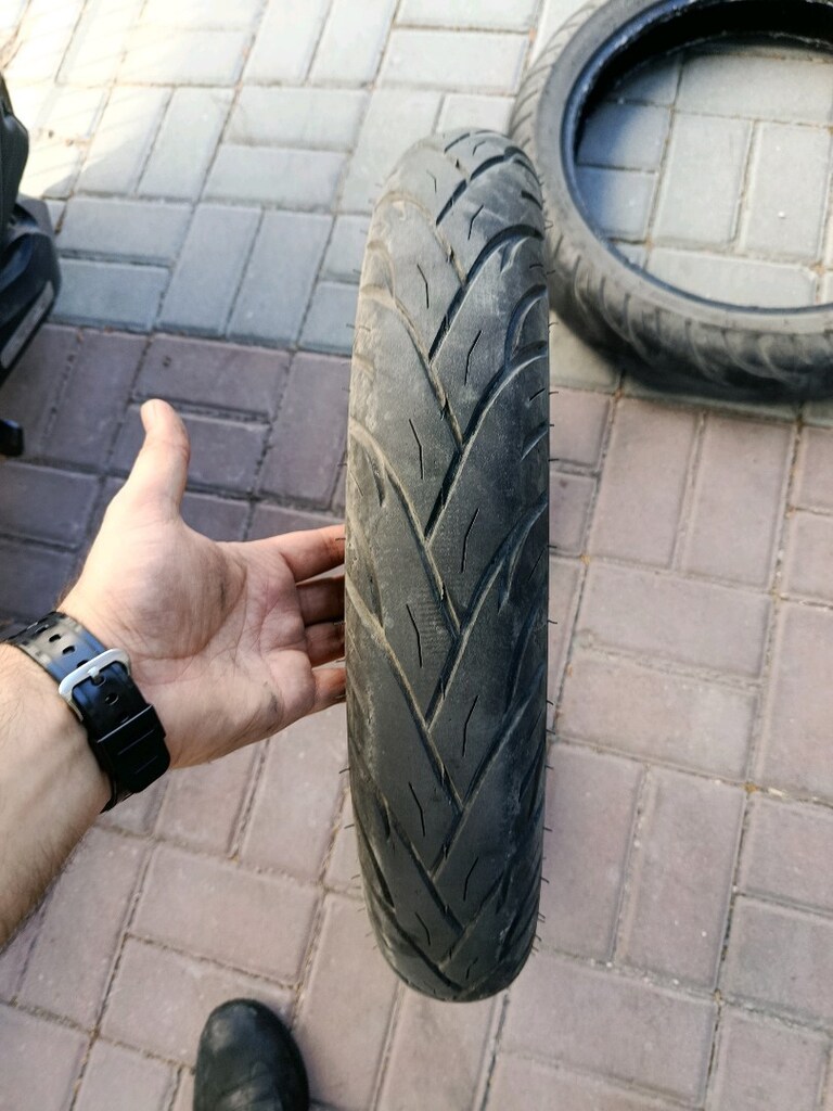 Anlas Mb34 90/90/17 110/80/17 Takım lastik - 5