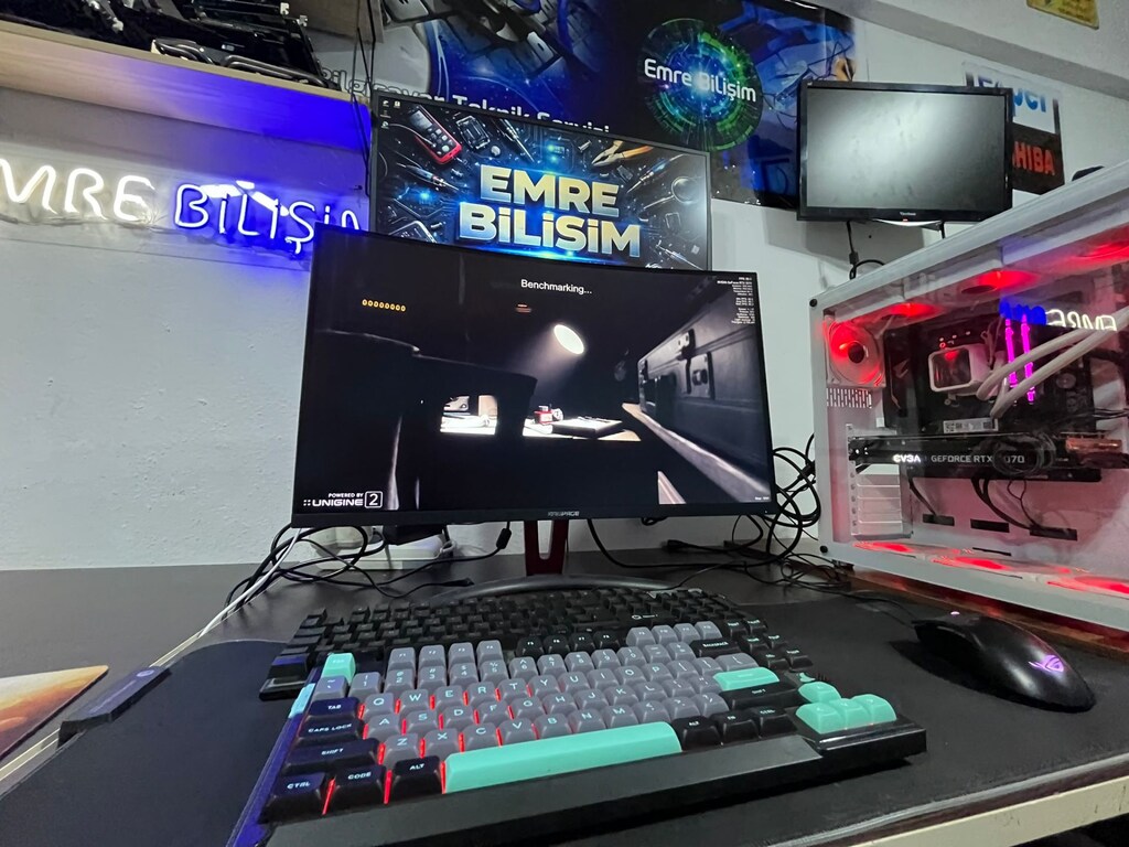 OYUN YAYIN BİLGİSAYARI GAMER PC MASAÜSTÜ BİLGİSAYAR FULL SET PC - 5