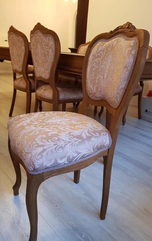 Özel Yapım Büyük Boy Masif Masa Sandalye Takımı - 7