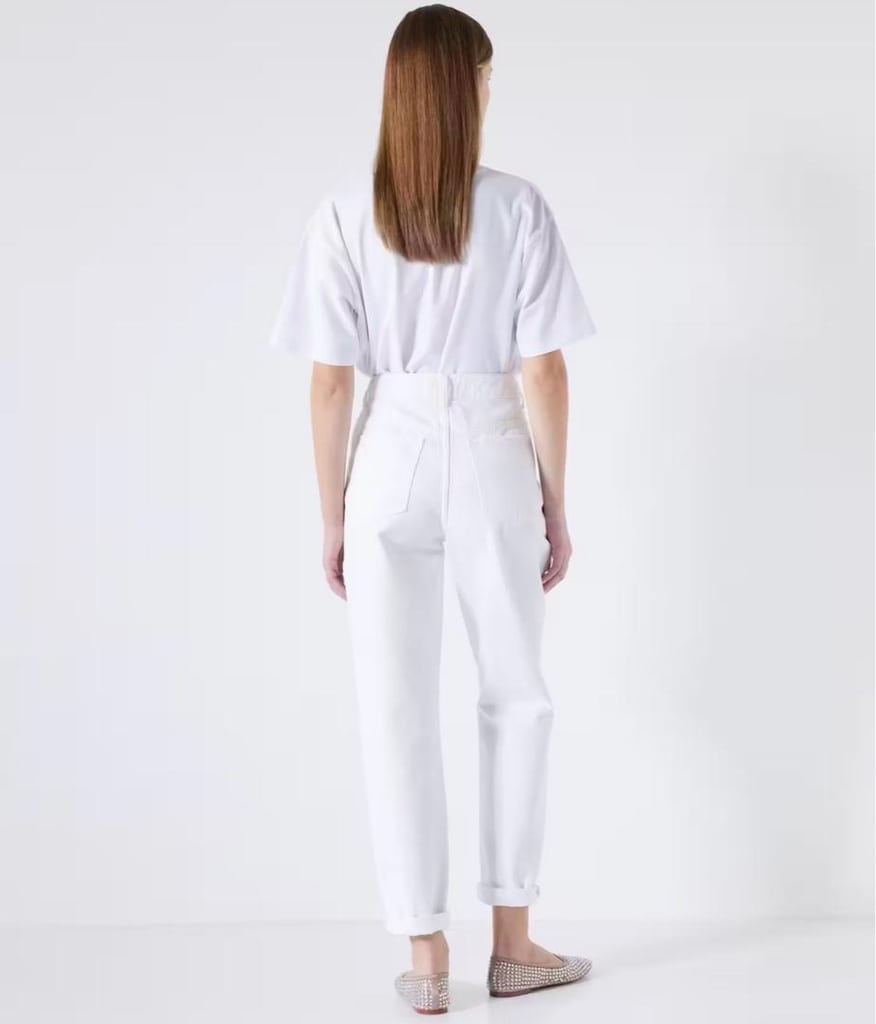 ipekyol jean kot beyaz mom fit - 7
