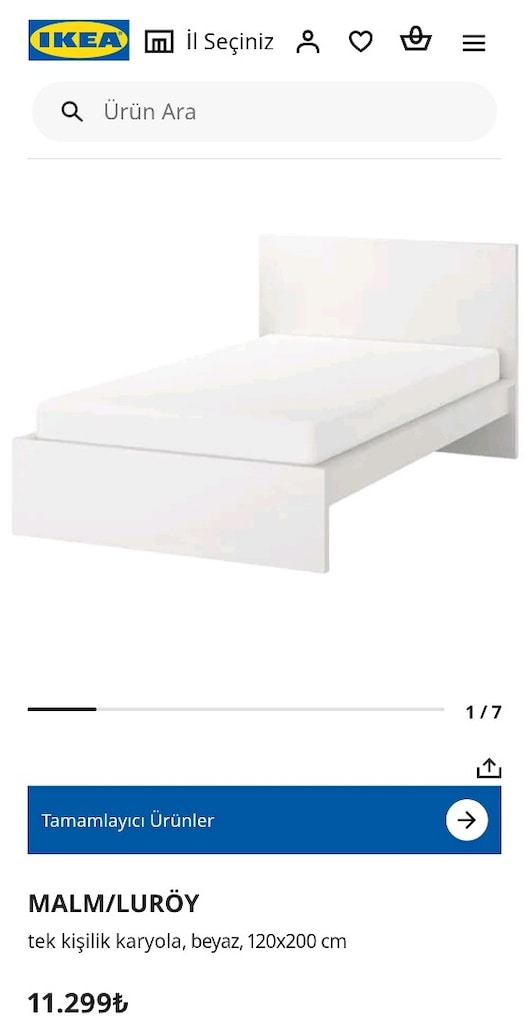 ikea karyola - 2