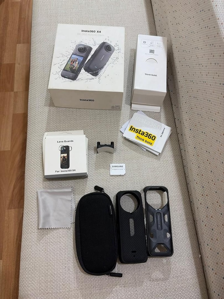 Insta360 X4 – Temiz Kullanılmış – Lens Hasarlı