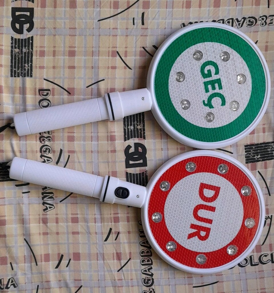 DUR ve GEÇ Reflektörlü Ledli İkaz Levhası - 6