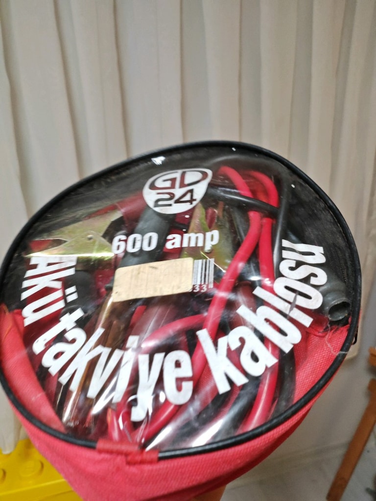 Akü takviye kablosu 600 amp 2mt - 2
