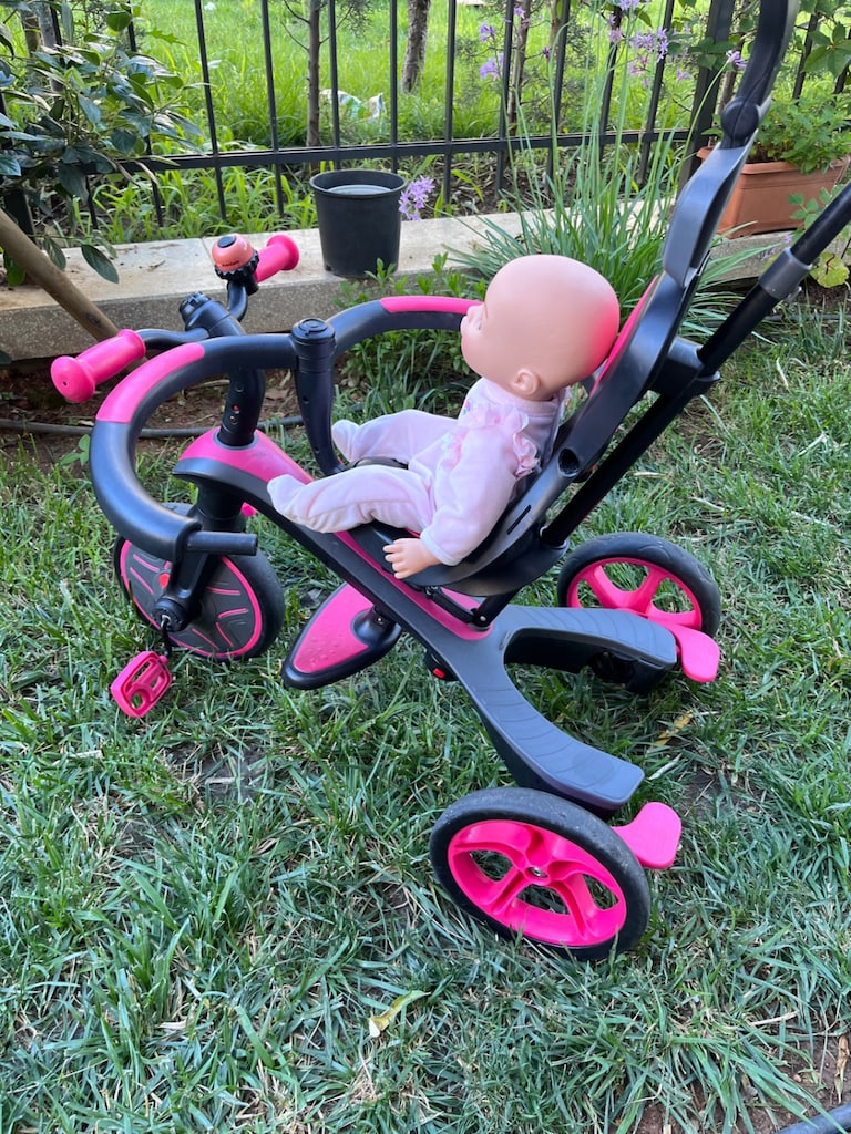 Globber 3 Tekerlekli Bisiklet 4in1 - Pembe Renk - 11