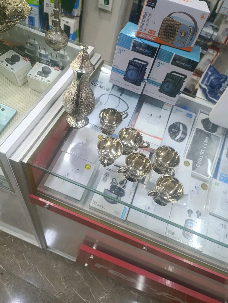 dekoratif zemzem ipriği ve kahve seti - 3