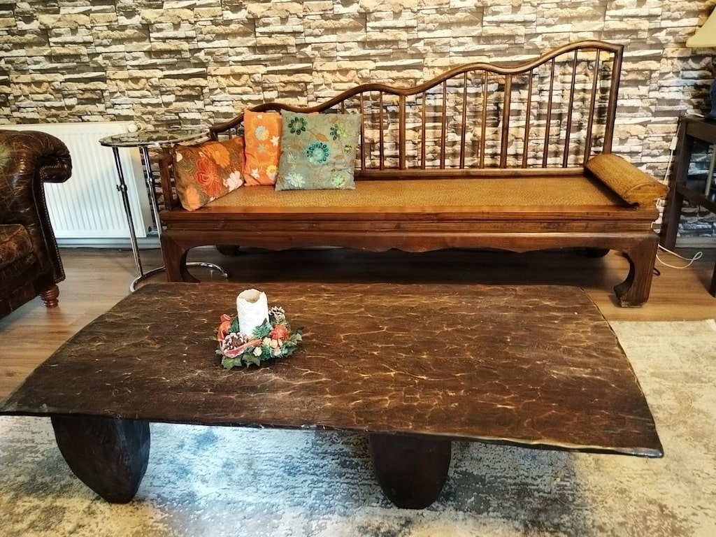 Mudo Concept Vintage Gerçek Deri Chesterfield Salon Takımı - 11