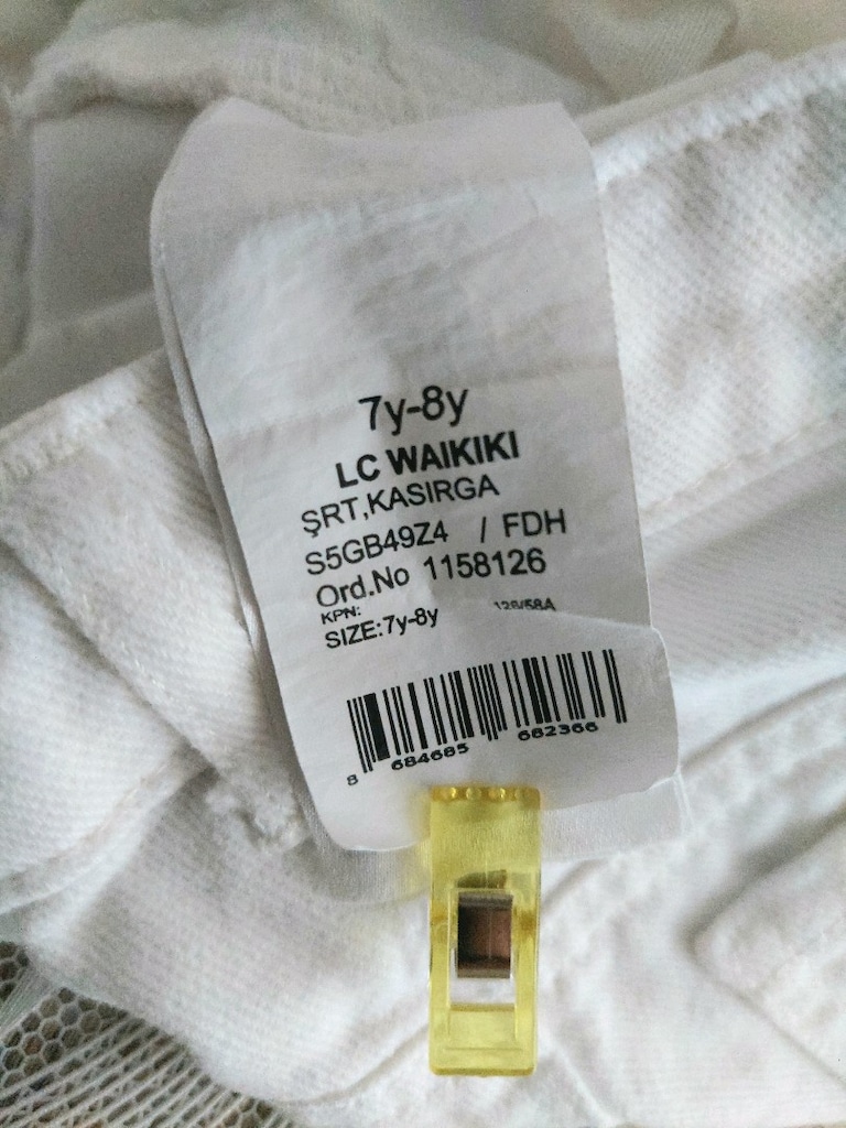 LCW kız çocuk beyaz Jean şort - 12