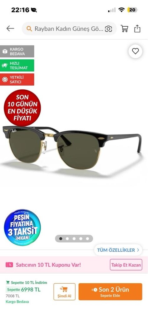 Ray-Ban Güneş gözlüğü - 2
