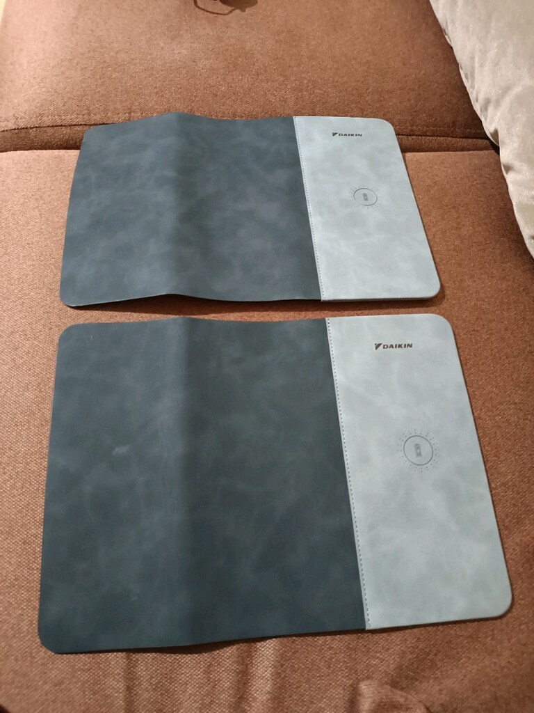 15W Kablosuz Hızlı Şarj Özellikli Deri Mouse Pad - 5
