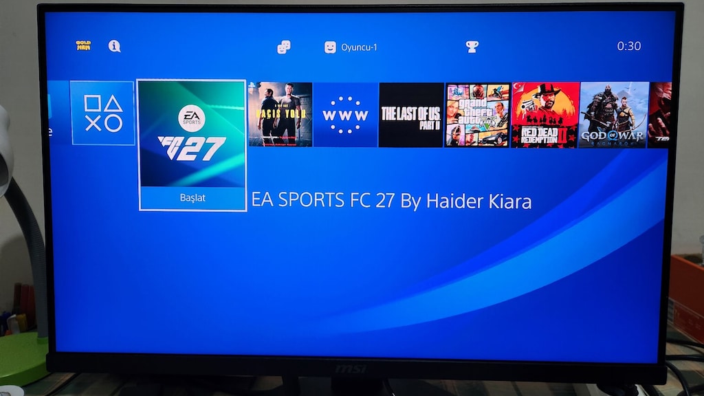 PS4 1 TB, FC 27 Dahil 16 Oyunlu, Çift Kollu, Bakımlı Sorunsuz Tertemiz - 4