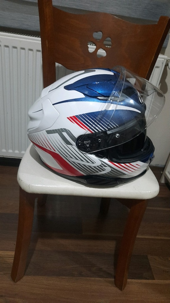 Motorsiklet Kaskı (HJC F71 red,blue) - 4
