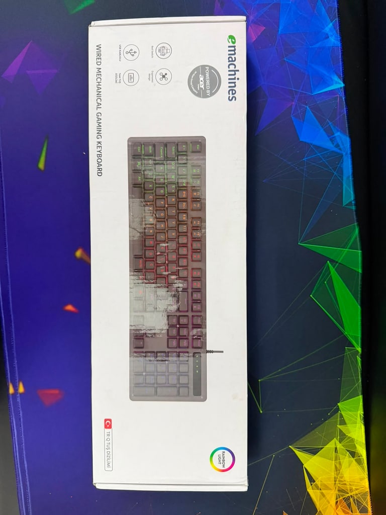 Acer eMachines EAK104 RGB Red Switch Kablolu Mekanik - 2