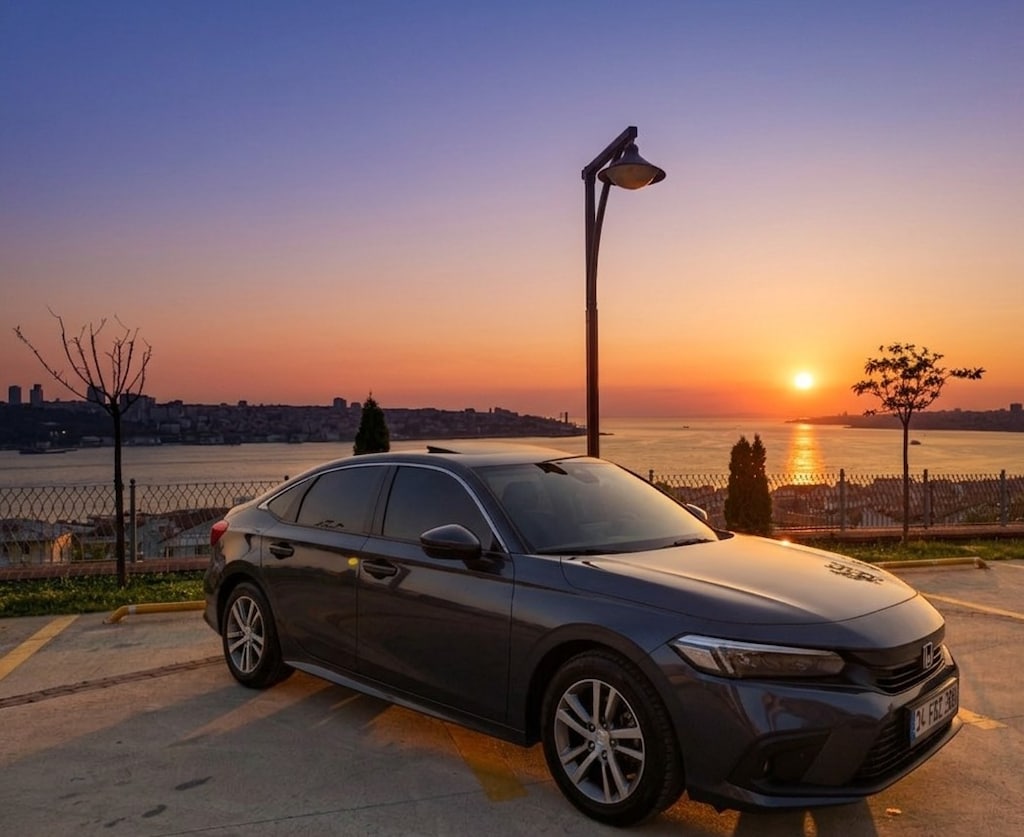 HONDA CIVIC ORIJINAL DEĞİŞENSİZ 182 HP TURBO 2022 MODEL METEOR GRİ - 2