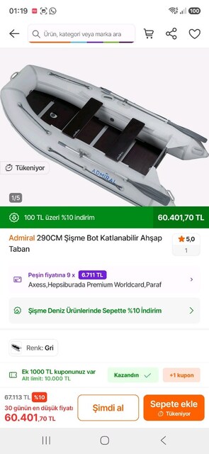 şişme deniz botu