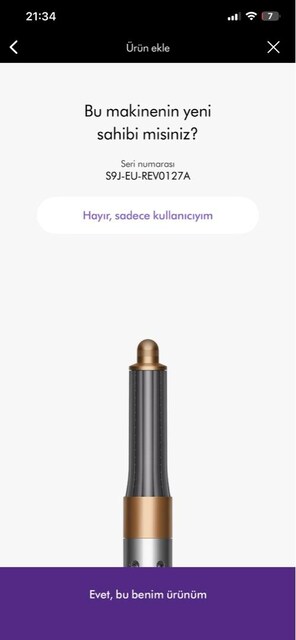 DYSON-AİRWRAP-COMPLE LONG 6 BAŞLIKLI MyDyson AKTİF