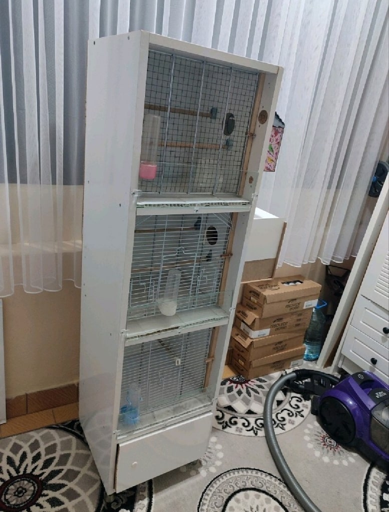 3 Katlı Dolaplı Kuş kafesi - 2