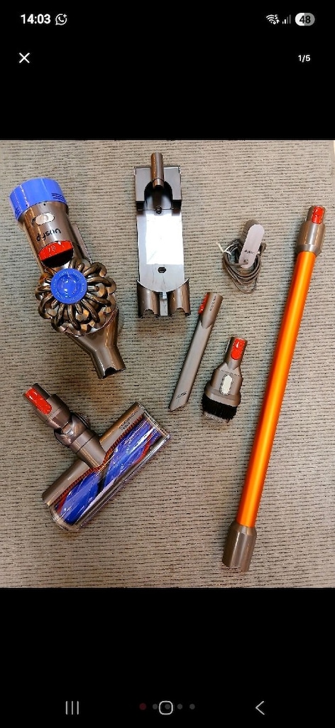 Dyson V8 Orijinal Garantili Teşhir (Outlet) Şarjlı Süpürge (Koyu Gri) - 2