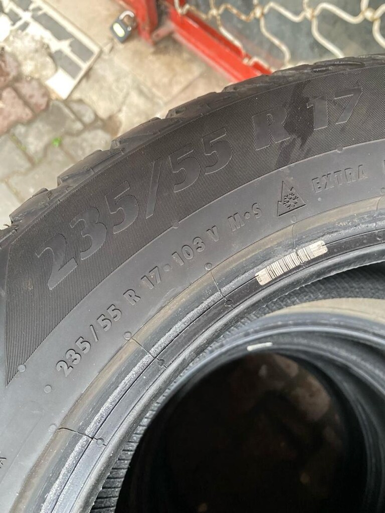 235/55/17 KIŞLIK LASTİK TAKIMI SIFIR GİBİ - 8