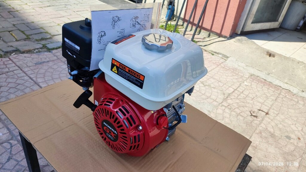 ORJİNAL HONDA GX200 6,5HP BENZİNLİ İPLİ KAMALI MOTOR 19MM - 7