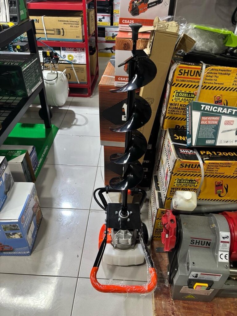 Sıfır Benzini Toprak Burgu Makinesi / Toprak Delme - 2