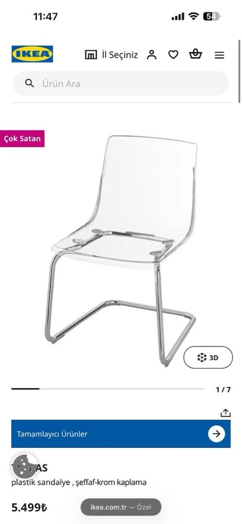 IKEA Mutfak Masası + 4 Sandalye | Tek Tek veya Takım - 6