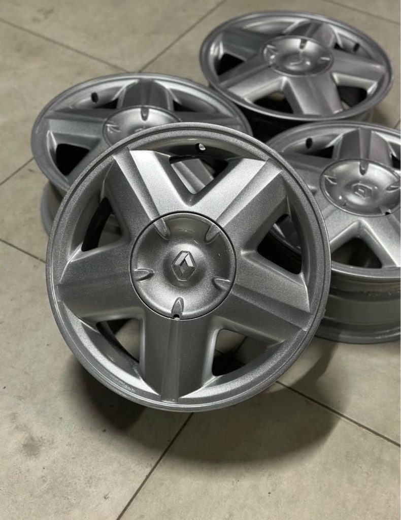 15 inç 4x100 orjinal megane1 jant takımı hatasız - 3