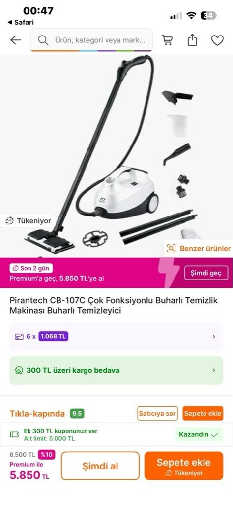 Pirantech buhar makinesi - 2