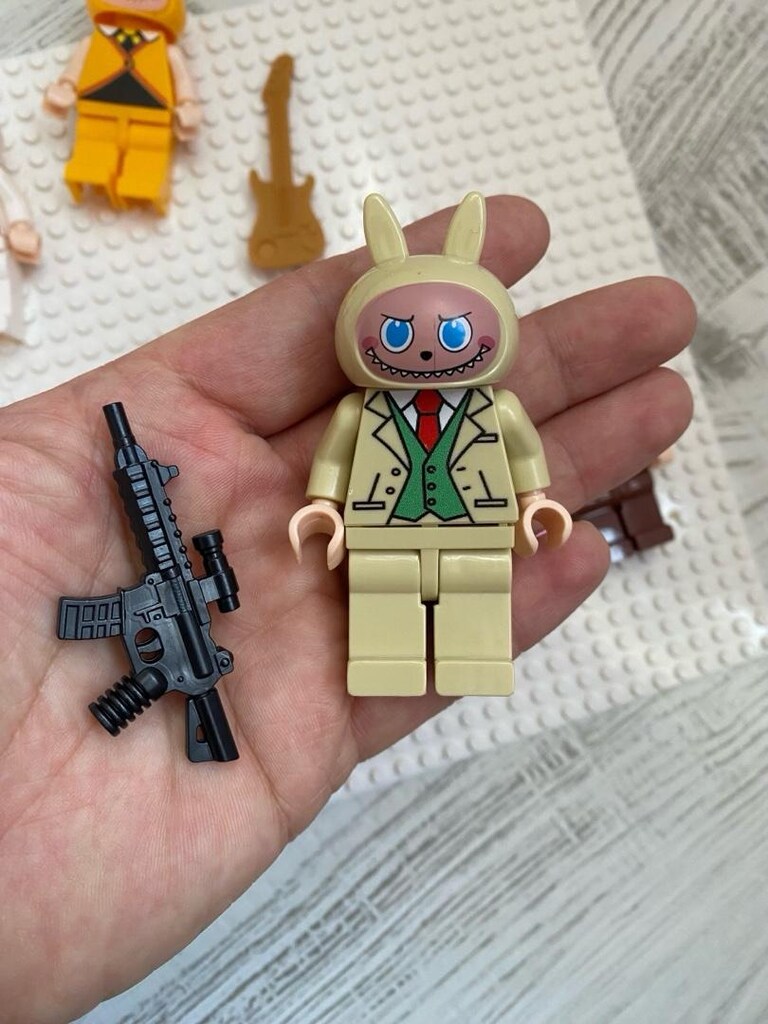 Lego duplo uyumlu labubu figürleri - 4