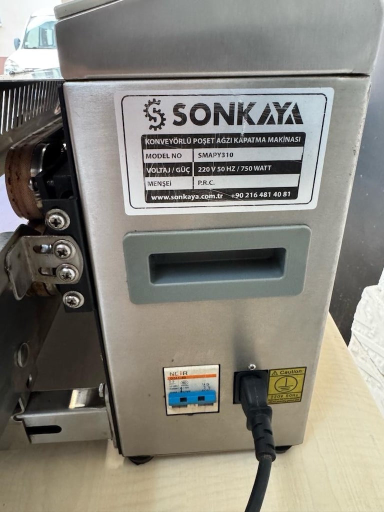 Sonkaya SMAPY310 Paslanmaz Konveyörlü Poşet Yapıştırma & Tarih Kodlama - 5