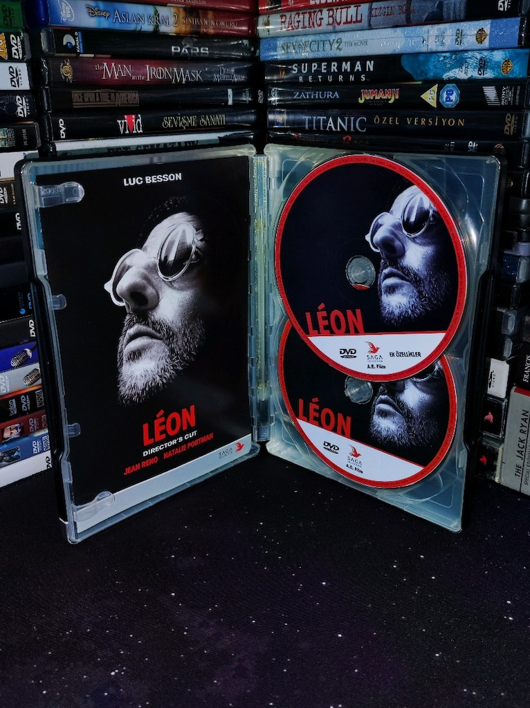 Leon Çift Disk Metal Kutu DVD Film - 2