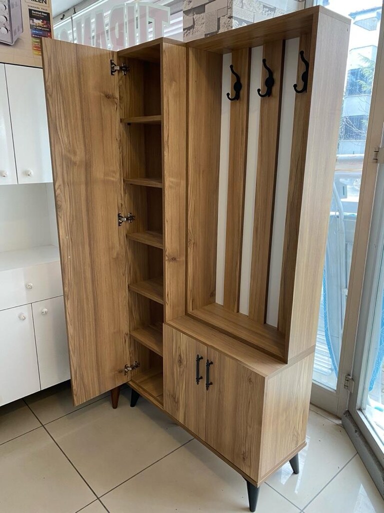 Şık kaliteli Portmanto vestiyer ayakkabılık - 3