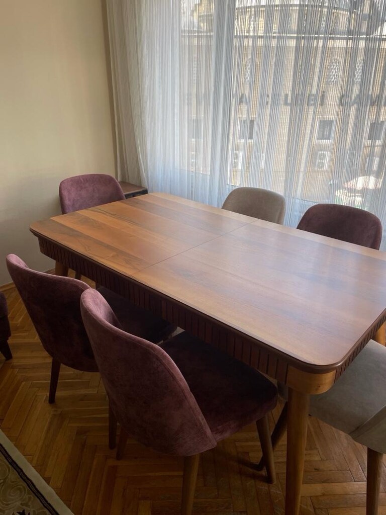 YEMEK MASASI VE 6 ADET SANDALYE - 2