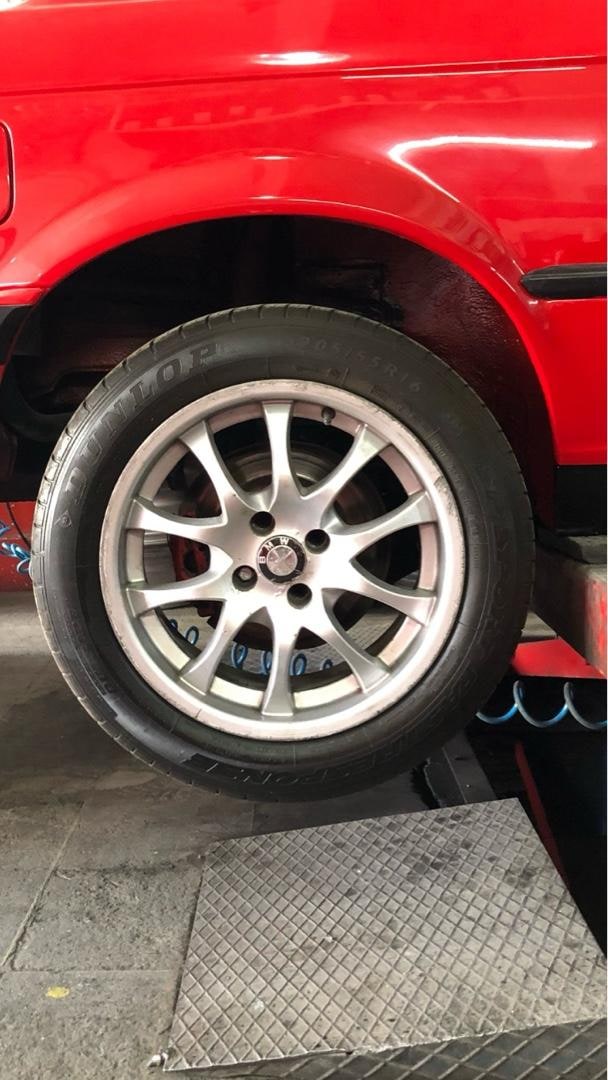 E30 bbs 4*100 jant lastik takım, jantlar 16inch - 4