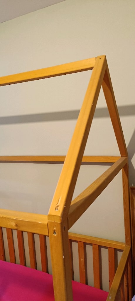 Montessori Yatak Ahşap Çatılı Altı Geniş Çekmeceli - 5