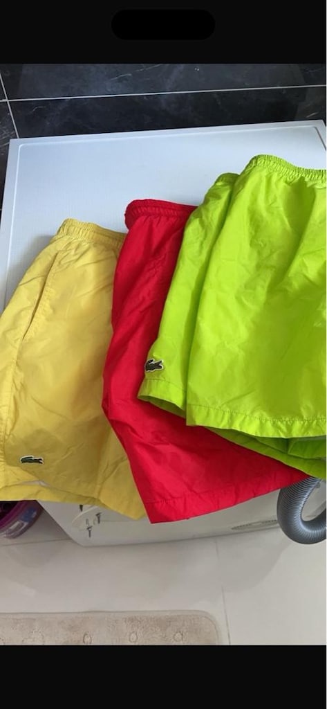 lacoste mayo L beden 3 adet