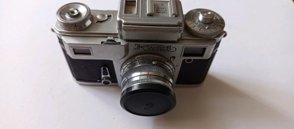 Sovyet 1979 yılı Kiev-4M fotoğraf makinesi - 6