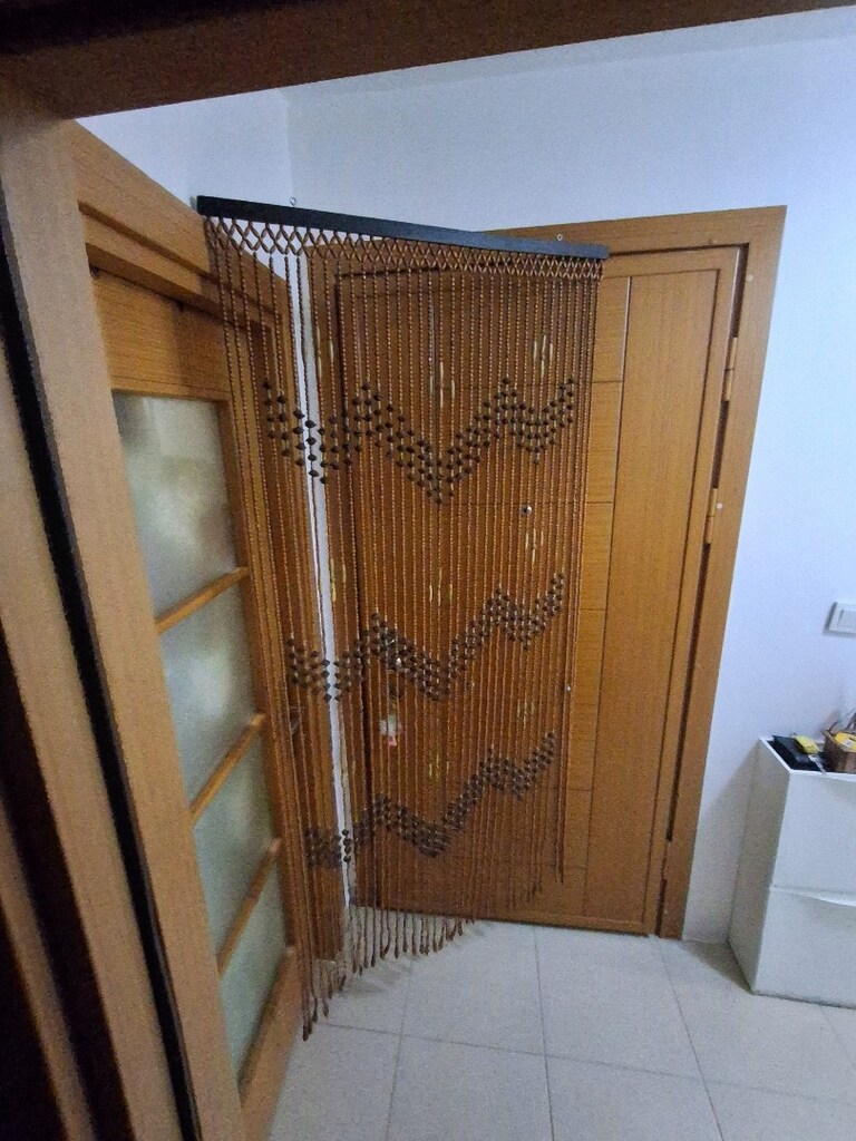 ahsap boncuk kapı perdesı - 3